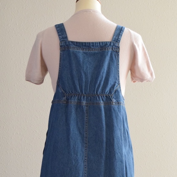 90’s denim maxi dress overalls Small - Picture 5 of 6